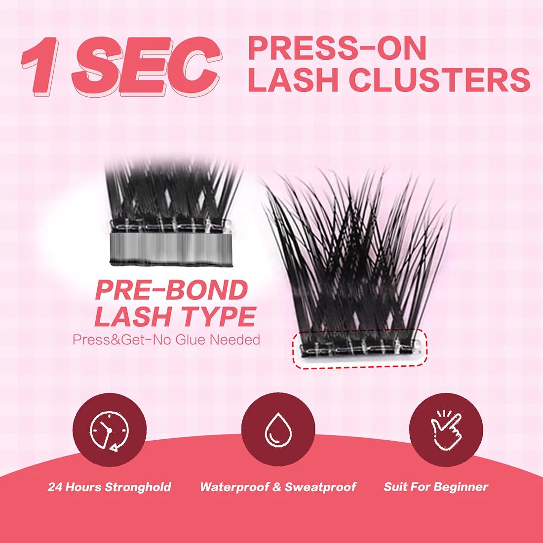 ใหม่ Self-Adhesive Lash Clusters ปฏิวัติเกมการต่อขนตา