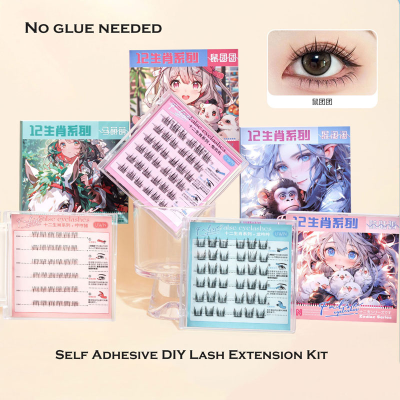 ด้วยชุดต่อขนตาแบบ DIY คุณจะได้ขนตาที่สมบูรณ์แบบโดยไม่ต้องใช้กาว!