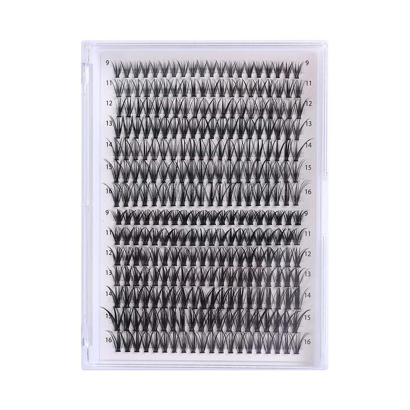 30D 40D 9-18 มม. Cluster Lashes ถาดผสม