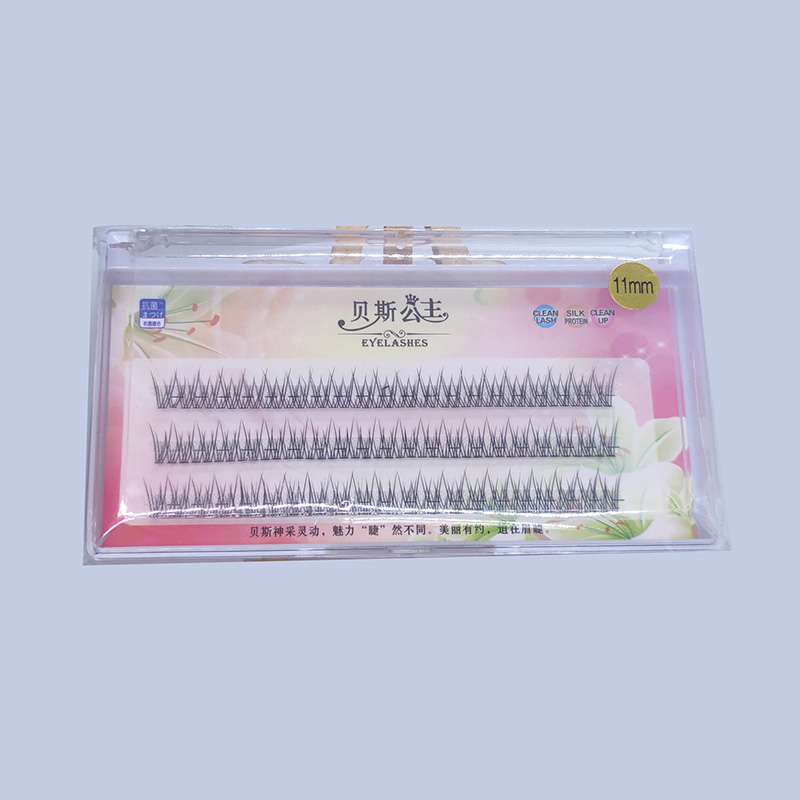 ต่อขนตา DIY ต่อขนตาคลัสเตอร์หางปลาเดี่ยว 10mm
