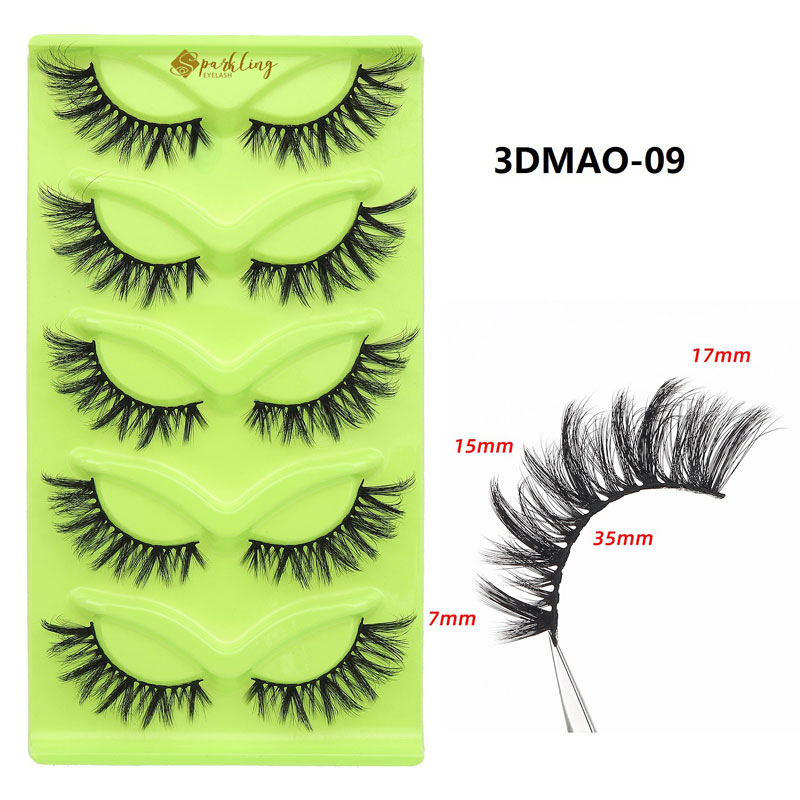ขนตาปลอมตาแมว Wispy 5 คู่