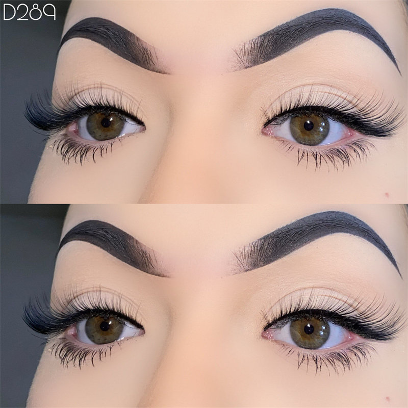 Fox Eye Lashes ขนตาปลอม Wispy ดูเป็นธรรมชาติ L Curl