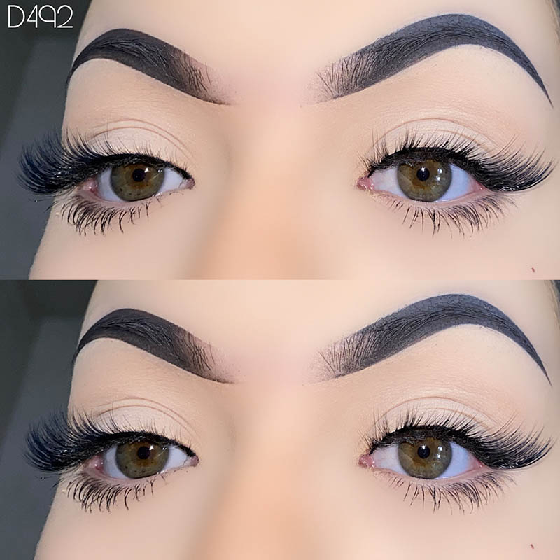 5 คู่ Wispy Lashes ขนตาปลอมดูเป็นธรรมชาติ 7 มม. - 17 มม
