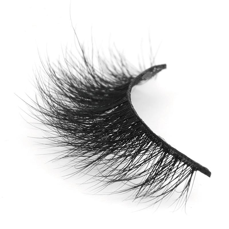 MINK Fur ไซบีเรียน MINK Eyelashes มังสวิรัติ 100% Real Lash