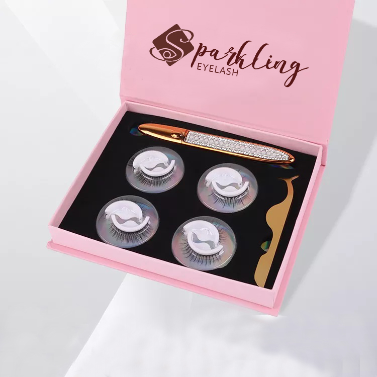 ขายส่ง Silk Faux Mink Self-adhesive Eyelashes ผู้ขาย Russian Strip Eyelash
